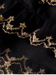 Do Not Fall Kingdom Series Gorgeous Stand Collar Heavy Industry Gold Embroidery Flared Sleeve Ruffle Classic Lolita Long Sleeve Shirt