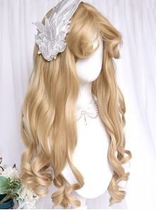 Huiyue Series Gorgeous Retro Mid-Part Bangs Roman Volume Elegant Long Hair Classic Lolita Wig