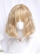 Cute Sweet Wool Roll Daily Solid Color Short Curly Hair Sweet Lolita Wig