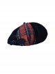 Black Woolen Rock Red British Plaid Stitching Autumn Winter Warm Punk Lolita Beret