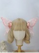 Lace Simulation Big Butterfly Wings Pearl Decoration Can Shape Flower Headwear Classic Lolita Hair Clip