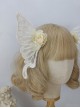 Lace Simulation Big Butterfly Wings Pearl Decoration Can Shape Flower Headwear Classic Lolita Hair Clip