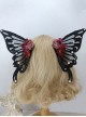 Lace Simulation Big Butterfly Wings Pearl Decoration Can Shape Flower Headwear Classic Lolita Hair Clip