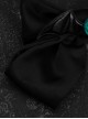Black Big Bow-Knot Eyeball Bat Wings Decoration Design Halloween Gothic Lolita Hairpin