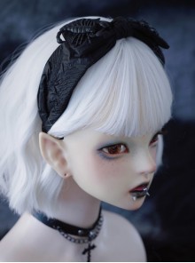 Dark Horror Scorpion Spider Black Bow Irregular Pattern Halloween Gothic Lolita Headband