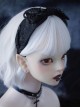 Dark Horror Scorpion Spider Black Bow Irregular Pattern Halloween Gothic Lolita Headband