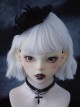 Dark Horror Emulation Plush Spider Lace Halloween Gothic Lolita Small Topper