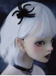 Halloween Horror Emulation Plush Spider Gothic Lolita Hairpin