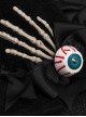 Dark Horror Skull Eyeball Bow-Knot Witch Hat Halloween Gothic Lolita Top Hat Hairpin