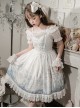 Floating Whale Paradise Series Daily Elegance Lace Decorative Print Classic Lolita Sleeveless Dress