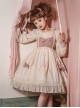 Cute Little Bear Embroidery Bow-Knot Lace Gentle Sweet Lolita Sleeveless Dress