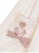 Cute Little Bear Embroidery Bow-Knot Lace Gentle Sweet Lolita Sleeveless Dress