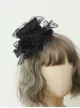 Gothic Retro Palace Lace Rose Bow-Knot Gothic Lolita Hairpin