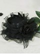 Gothic Retro Palace Lace Rose Bow-Knot Gothic Lolita Hairpin