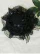 Gothic Retro Palace Lace Rose Bow-Knot Gothic Lolita Hairpin