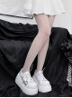 Night Stalker Series Round Toe Patent Leather Lace-Up Heart Zip Decorative Design Punk Lolita Platform Shoes