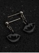 Gothic Vampire Red Lips Halloween Daily Gothic Lolita Earrings