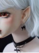 Black Vigilant Black Cat Halloween Alloy Gothic Lolita Earrings
