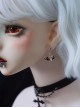 Halloween Golden Bat Simple Handsome Gothic Lolita Alloy Earrings