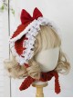 Solid Color Cute Knitted Lace Plush Rabbit Ears Christmas Ear Protection Sweet Lolita Adult Kids Headband