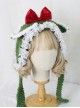 Solid Color Cute Knitted Lace Plush Rabbit Ears Christmas Ear Protection Sweet Lolita Adult Kids Headband