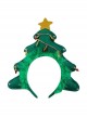 Green Christmas Tree Stars Lights Decor Plush Cute Classic Lolita Headband