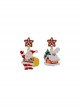 Christmas Series Stars Cabin Santa Alloy Classic Lolita Earrings