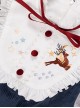 Stand Collar Embroidered Lantern Sleeve Lace Splicing Winter Christmas Long Sleeve Classic Lolita Dress