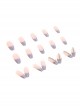 Purple Gradient Crystal Butterfly Rhinestone Decoration Finished Disposable Manicure Nail Pieces