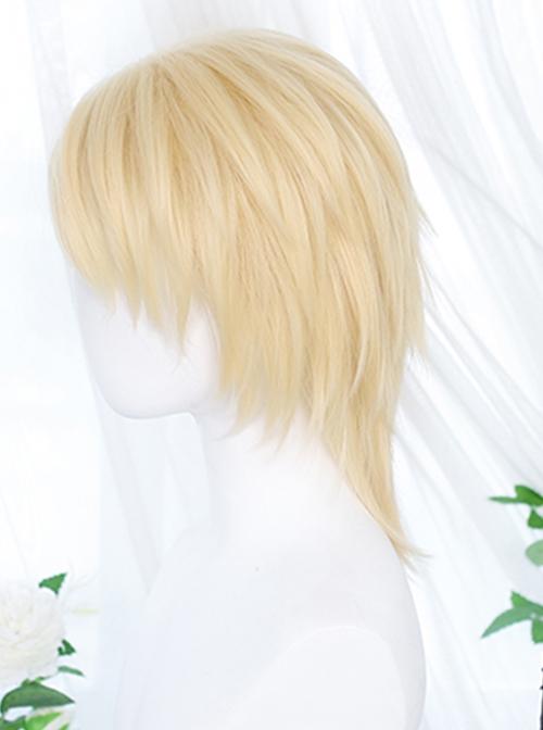 Ray Series Golden Neutral Natural Fluffy Short Hair Classic Lolita Wig