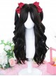 Filo Series Daily Natural Eight Character Bangs Long Curly Hair Classic Lolita Wig