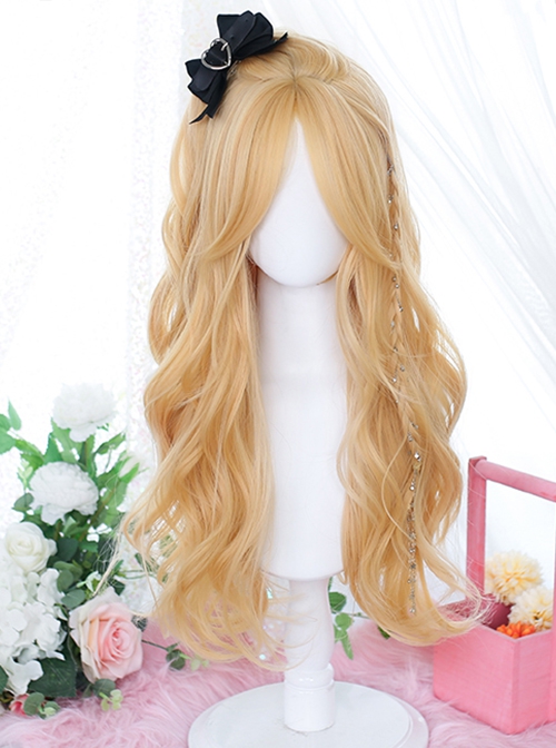 Filo Series Daily Natural Eight Character Bangs Long Curly Hair Classic Lolita Wig
