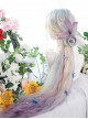 Star Trail Series 100cm Super Long Wool Roll Multicolor Gradient Long Curly Hair Classic Lolita Wig