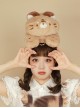 Cartoon Tiger Cute Versatile Plush Embroidered Sweet Lolita Messenger Bag