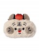 Plush Cartoon Tiger Embroidery Doll Detachable Persimmon Large Capacity Sweet Lolita Messenger Backpack