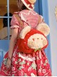 Cartoon Strawberry Mouse Cute Large Capacity Plush Sweet Lolita Messenger Backpack