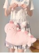 Evil Dragon Warning Series Plush Little Dinosaur Doll Cute Versatile Sweet Lolita Crossbody Shoulder Bag