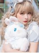 Garland Rabbit Series Cute Garland Embroidered Rabbit Plush Doll Sweet Lolita Messenger Backpack