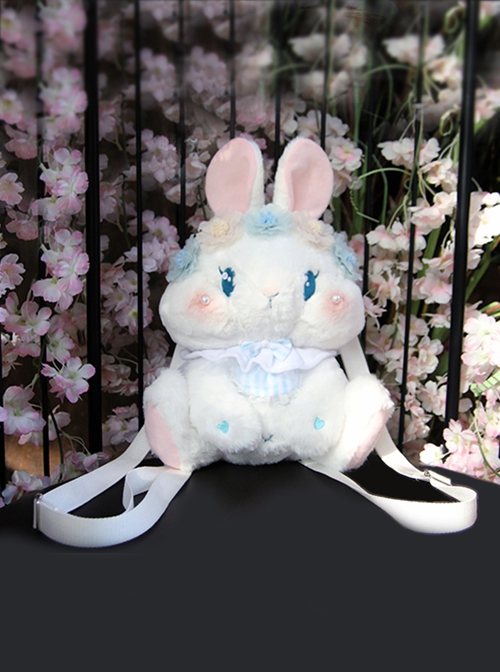 Garland Rabbit Series Cute Garland Embroidered Rabbit Plush Doll Sweet Lolita Messenger Backpack