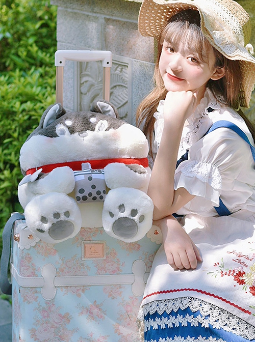 Plush Erha JK Girl Cute Doll Can Hang Luggage Sweet Lolita Backpack