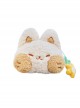 Mimi Kui Kui Series Cute Cat Embroidery Small Flower Plush Sweet Lolita Messenger Shoulder Bag