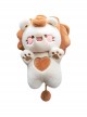 Cute Versatile Little Milk Lion Embroidery Small Animal Doll Sweet Lolita Crossbody Shoulder Bag