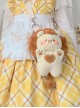 Cute Versatile Little Milk Lion Embroidery Small Animal Doll Sweet Lolita Crossbody Shoulder Bag