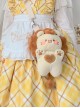 Cute Versatile Little Milk Lion Embroidery Small Animal Doll Sweet Lolita Crossbody Shoulder Bag