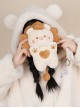 Cute Versatile Little Milk Lion Embroidery Small Animal Doll Sweet Lolita Crossbody Shoulder Bag