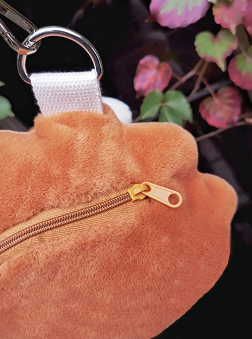 Cute Versatile Little Milk Lion Embroidery Small Animal Doll Sweet Lolita Crossbody Shoulder Bag