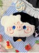 Plush Embroidery Wronged Little Cow Bowknot Bell Versatile Sweet Lolita Messenger Shoulder Bag