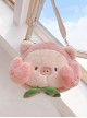 Pink Versatile Cute Plush Little Pig Doll Sweet Lolita Messenger Shoulder Bag