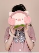 Pink Versatile Cute Plush Little Pig Doll Sweet Lolita Messenger Shoulder Bag