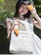 Good Big Goose Series White Cute White Goose Plush Girl Sweet Lolita Handheld Messenger Shoulder Bag